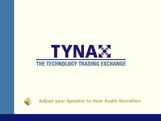 Adjust your Speaker to Hear Audio Narration