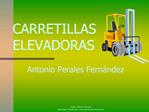 CARRETILLAS ELEVADORAS
