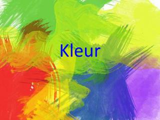 Kleur