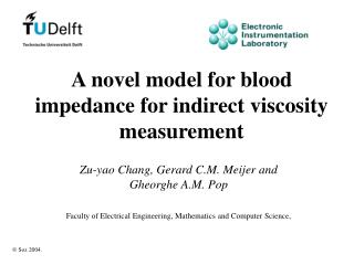A novel model for blood impedance for indirect viscosity measurement