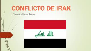 CONFLICTO DE IRAK
