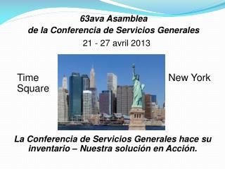 63ava Asamblea de la Conferencia de Servicios Generales