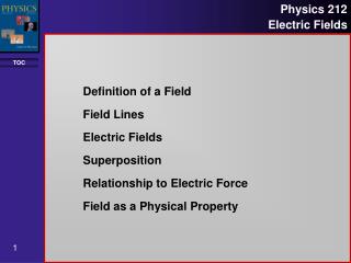 Definition of a Field