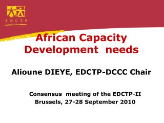 African Capacity Development needs