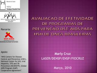Avaliação de efetividade de programas de prevenção Dst / aids para hsh de ongS BRASILEIRAS