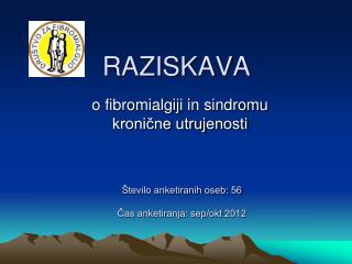 RAZISKAVA