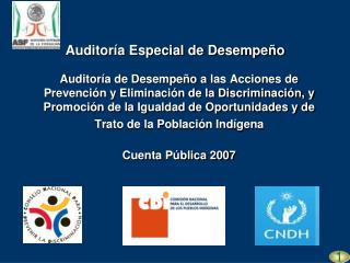 Auditoría Especial de Desempeño