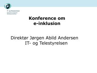 Konference om e-inklusion