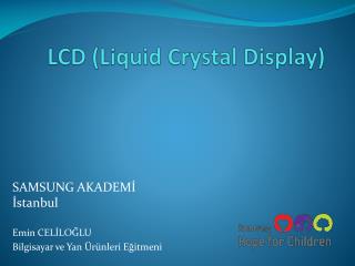 LCD (Liquid Crystal Display)