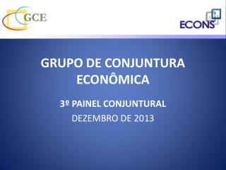 GRUPO DE CONJUNTURA ECONÔMICA