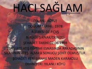 HACI SAĞLAM