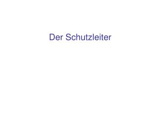 Der Schutzleiter