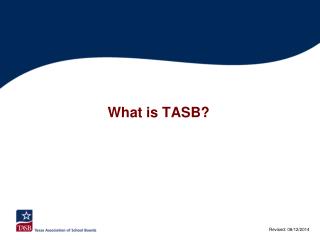 What is TASB?