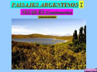 PAISAJES ARGENTINOS