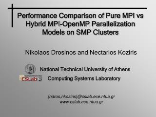 Performance Comparison of Pure MPI vs Hybrid MPI-OpenMP Parallelization Models on SMP Clusters