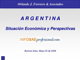 A R G E N T I N A Situación Económica y Perspectivas Buenos Aires, Mayo 22 de 2008