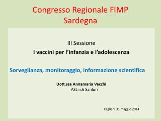 Congresso Regionale FIMP Sardegna