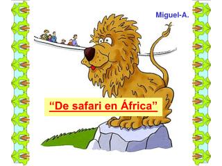 “De safari en África”