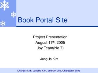 Book Portal Site