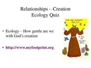 Relationships – Creation Ecology Quiz