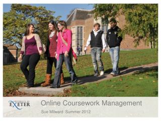 Online Coursework Management