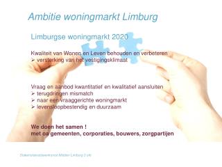 Stakeholdersbijeenkomst Midden Limburg 3 okt