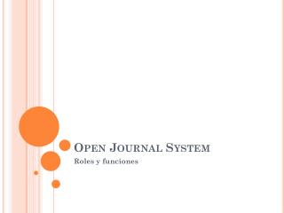 Open Journal System