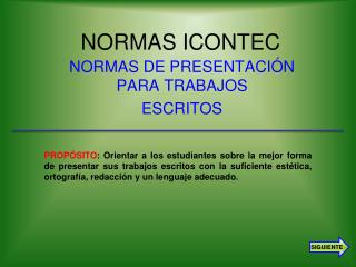 NORMAS ICONTEC