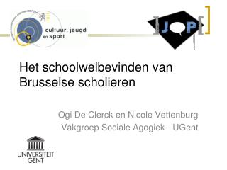 Het schoolwelbevinden van Brusselse scholieren