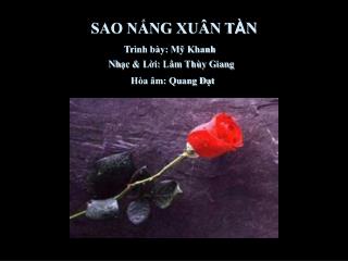 SAO NẮNG XUÂN T À N