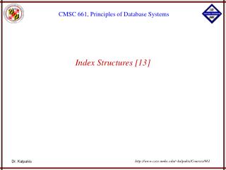 Index Structures [13]