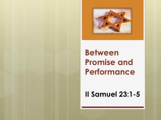Between Promise and Performance
