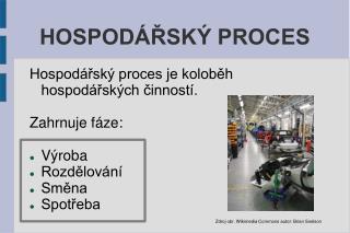 HOSPODÁŘSKÝ PROCES