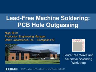 Lead-Free Machine Soldering: PCB Hole Outgassing