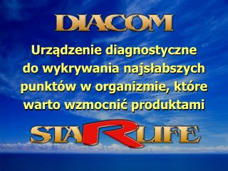 Urządzenie diagnostyczne do wykrywania najsłabszych punktów w organizmie, które