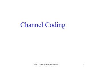 Channel Coding
