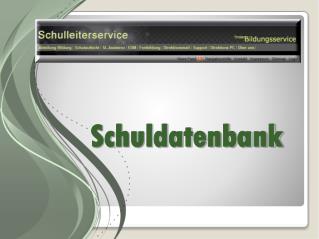 Schuldatenbank