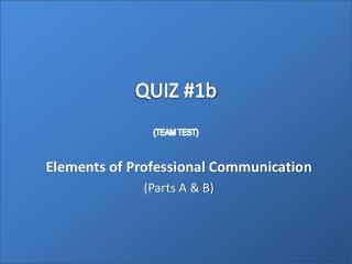 QUIZ #1b