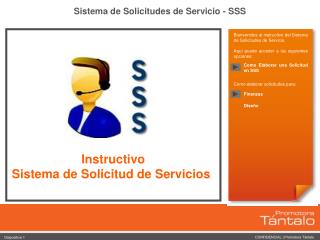 Sistema de Solicitudes de Servicio - SSS