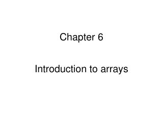 Chapter 6