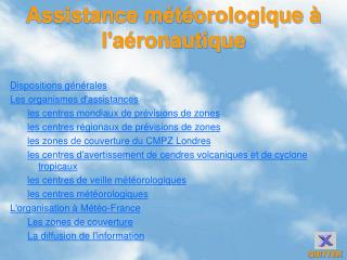 Assistance météorologique à l'aéronautique