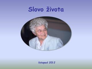 Slovo života