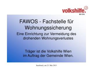 FAWOS - Fachstelle für Wohnungssicherung