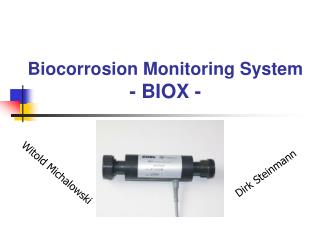 Biocorrosion Monitoring System - BIOX -