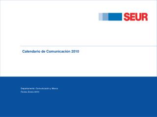 Calendario de Comunicación 2010