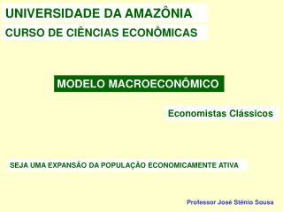 UNIVERSIDADE DA AMAZÔNIA