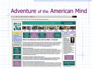 Adventure of the American Mind