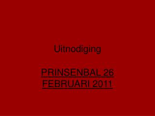 Uitnodiging