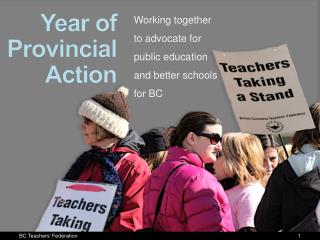 Year of Provincial Action