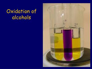 Oxidation of alcohols